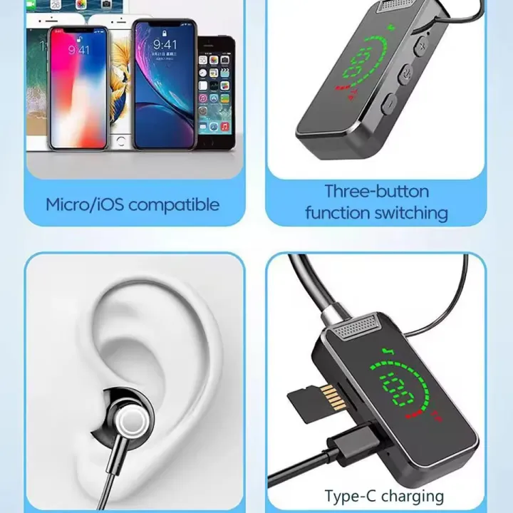 Semi-In-Ear-Wireless-Bluetooth-Headset-with-LED-Battery-Display