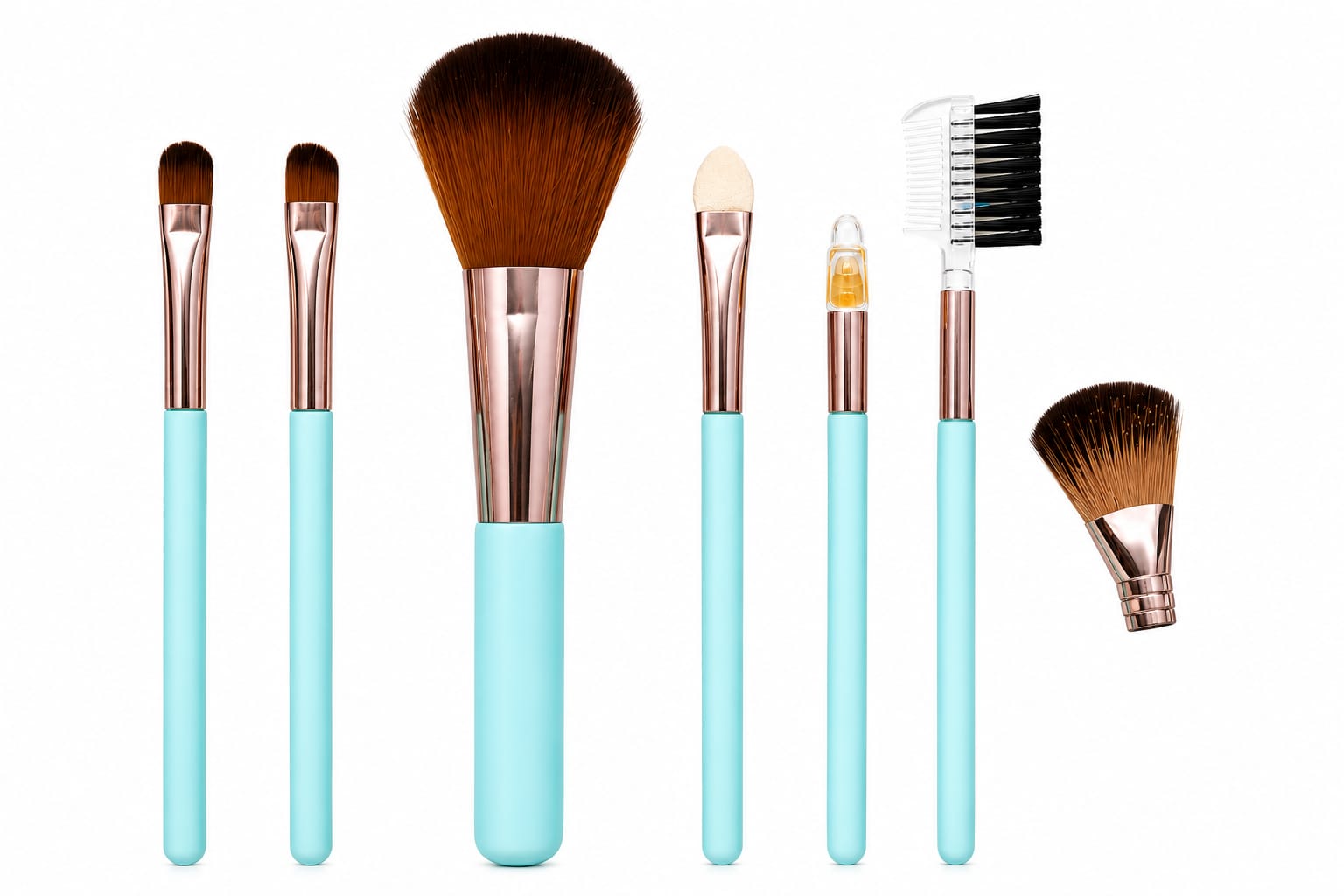 5pcs-makeup-brush-set-mint-green-rose-gold