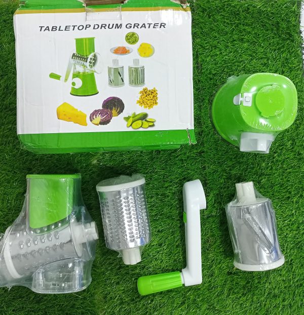 Tabletop-Drum-Grater-Manual-Vegetable-Cutter-Slicer